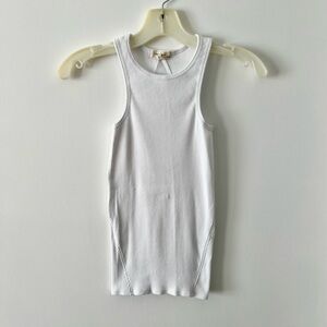 Rag & Bone White Ribbed Tank